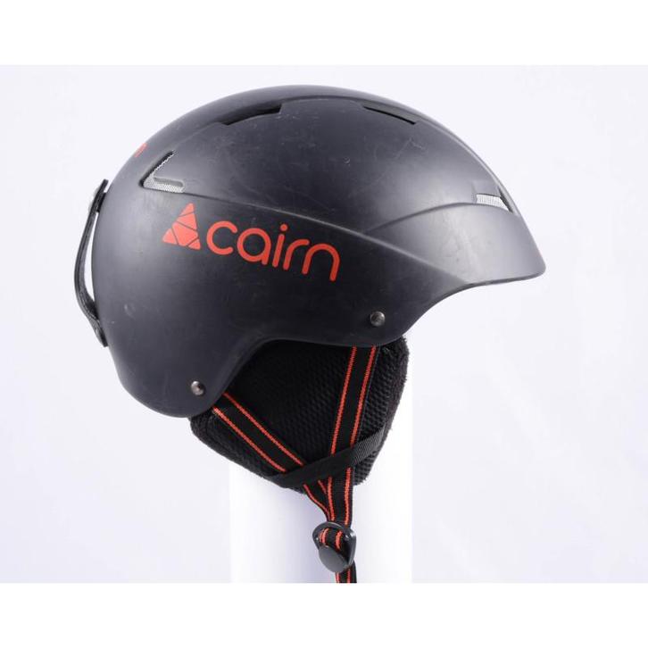 54 55 56 skihelm/snowboardhelm CAIRN LOC-ACTIVE, Matte black, Sport en Fitness, Skiën en Langlaufen, Skiën, Overige typen, Gebruikt