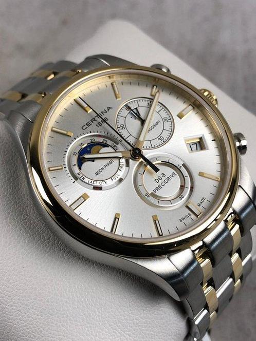 Certina - DS-8 Podium Chronograph Moonphase - C0334502203100, Sieraden, Tassen en Uiterlijk, Horloges | Heren