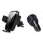 Qi Draadloze Autolader met Quick Charge 3.0 Adapter -, Verzenden, Nieuw