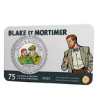België 5 Euro Blake en Mortimer 2021 Kleur BU Coincard, Verzenden