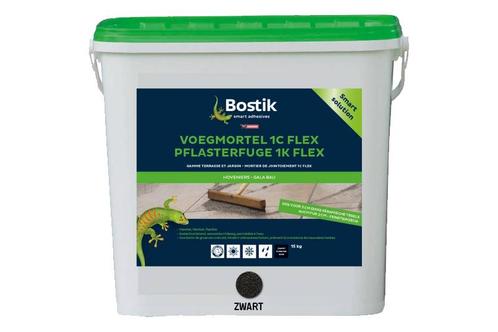 Bostik Bostik voegmortel 1c flex 15 kg, zwart, emmer, Doe-het-zelf en Verbouw, Overige Doe-het-zelf en Verbouw, Nieuw, Verzenden