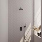 Inbouw Regendouche Set Brauer Black Edition Wanduitloop, Doe-het-zelf en Verbouw, Sanitair, Ophalen of Verzenden, Nieuw, Kraan