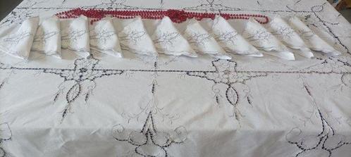 Geen reservering - Prachtige handdoek met prachtig, Antiek en Kunst, Antiek | Kleden en Textiel