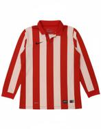 NIKE Mens Dri Fit Long Sleeve Polo Shirt Large Red Striped, Verzenden, Nieuw