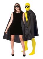 Cape Superheld zwart, Verzenden, Nieuw, Feestartikel