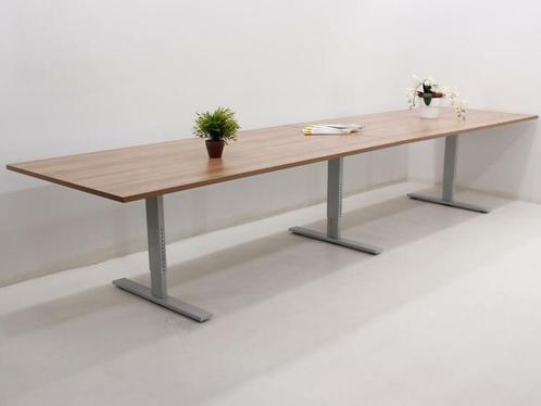 Vergadertafel Aspa Facility 400x100cm - t poot lichtgrijs, Huis en Inrichting, Tafels | Eettafels, Ophalen of Verzenden