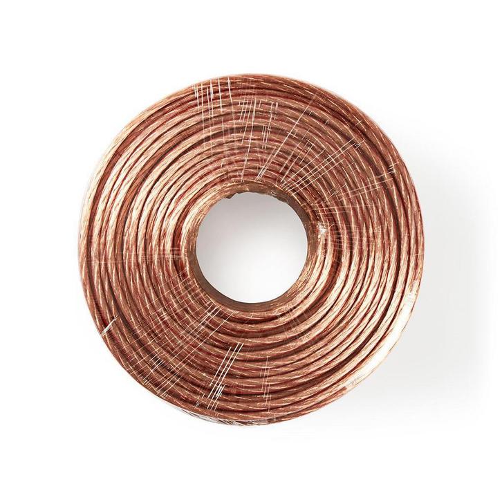 Luidsprekerkabel 2x 6 mm2 | 100 meter Speakerkabel, Audio, Tv en Foto, Audiokabels en Televisiekabels, Luidsprekerkabel, Nieuw