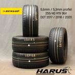 255/40/19 96V Dunlop zomerbanden 5,6/5,3mm profiel 4X, Auto-onderdelen, Banden en Velgen, 19 inch, Gebruikt, 255 mm, Ophalen of Verzenden