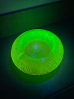 Galliano Ferro - Asbak - Uraniumglas - Uranium glas, Antiek en Kunst, Antiek | Glas en Kristal