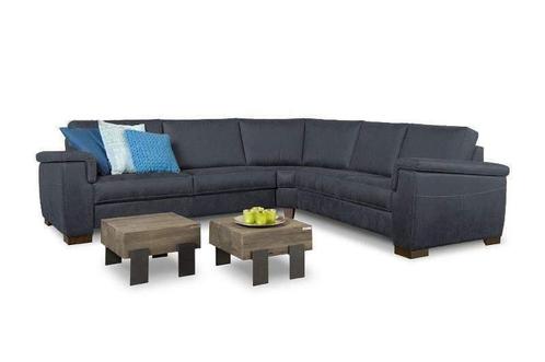 Hoekbankstel Elsen - hoekbanken - Grijs, Huis en Inrichting, Banken | Sofa's en Chaises Longues, Nieuw, Stof