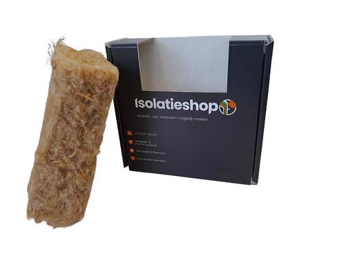 Isolatieshop sample Vlas isolatie, Doe-het-zelf en Verbouw, Isolatie en Afdichting, Ophalen of Verzenden