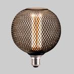LED lamp E27 | Zwart metaal | 3.5 watt dimbaar | 1800K extra, Nieuw, E27 (groot), Overige typen, Verzenden