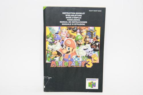 Mario Party 3 (Manual) (Nintendo 64 Handleidingen), Spelcomputers en Games, Games | Nintendo 64, Gebruikt, Ophalen of Verzenden