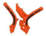 Racetech frame beschermers oranje / zwart KTM SX 125/150/250, Verzenden, Nieuw