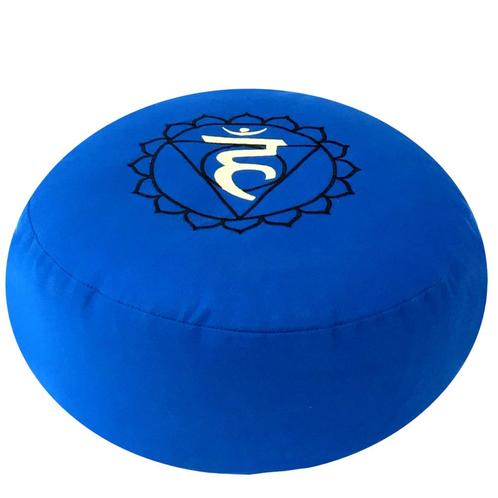 Meditatiekussen met Borduursel - Throat Chakra, Sport en Fitness, Gezondheidsproducten en Wellness, Nieuw