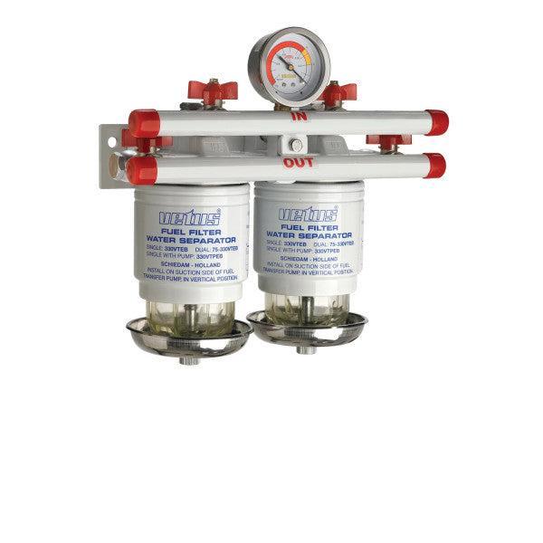 Bieden: Vetus 75330VTEB double fuel filter water, Watersport en Boten, Bootonderdelen, Motor en Techniek, Nieuw, Zeilboot of Motorboot