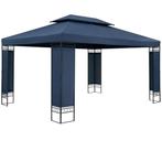 Paviljoen Elda Blauw XXL 3x4 meter (Goedkope Partytent), Verzenden, Nieuw, 2 meter of meer, Partytent