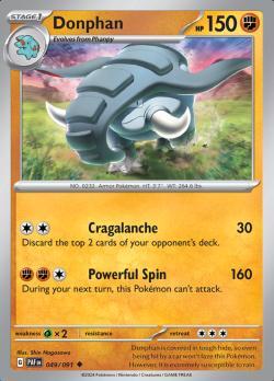 Donphan 049/091 reverse  holo Paldean Fates, Hobby en Vrije tijd, Verzamelkaartspellen | Pokémon, Losse kaart, Nieuw, Foil, Ophalen of Verzenden