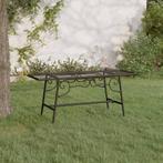 vidaXL Boombank 110 cm staal zwart, Verzenden, Nieuw, Metaal