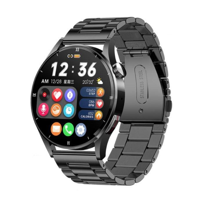 Smartwatch met Lichaamstemperatuur, Bloeddrukmeter en, Sieraden, Tassen en Uiterlijk, Smartwatches, Nieuw, Verzenden