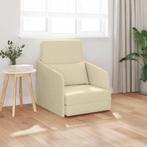 vidaXL Sofa Bed Crème 65 x 80 x 83 cm Stof, Huis en Inrichting, Verzenden, Nieuw, Stof, Minder dan 150 cm
