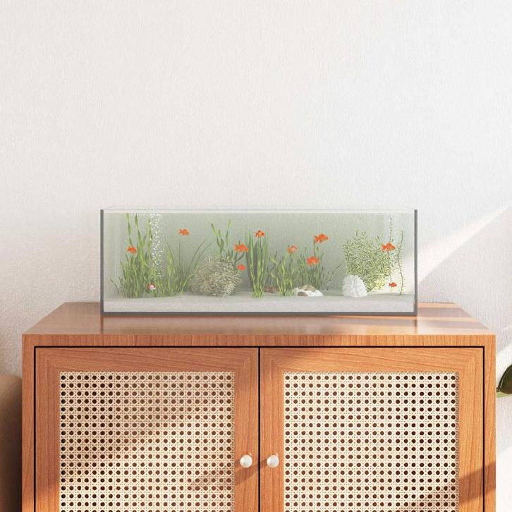 vidaXL Aquarium met opslag Doorzichtig 60 x 20 x 20 cm Glas, Dieren en Toebehoren, Overige Dieren-accessoires, Nieuw, Verzenden