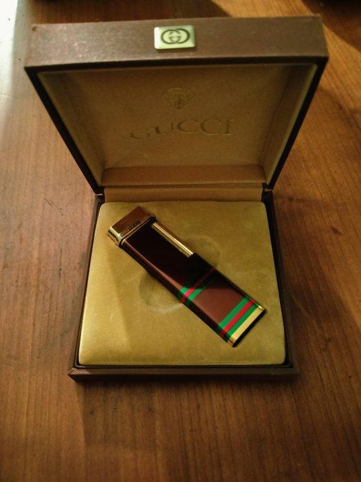 Gucci - Zakaansteker - Verguld, metaal, Verzamelen, Rookartikelen, Aanstekers en Luciferdoosjes
