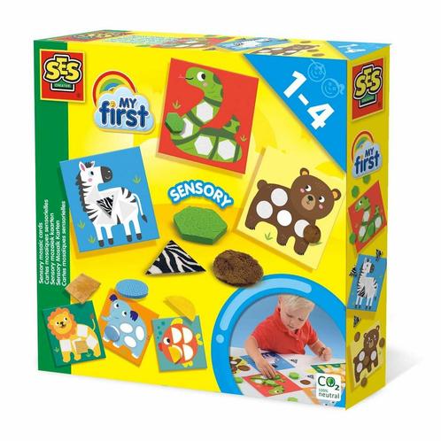 SES My First Sensory mozaïek kaarten (Knutselpakketten), Kinderen en Baby's, Speelgoed | Educatief en Creatief, Knutselen, Nieuw
