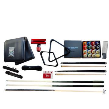 Pool Biljart accessoires set met biljartkeu en poolballen beschikbaar voor biedingen