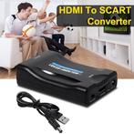 HDMI scart convertor adapter omvormer schakelaar verloop, Audio, Tv en Foto, Audiokabels en Televisiekabels, Verzenden, Nieuw