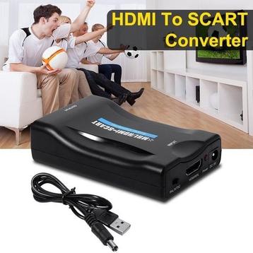 HDMI scart convertor adapter omvormer schakelaar verloop beschikbaar voor biedingen