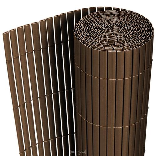Flexibele tuinscherm Hidden balkonscherm PVC 200x300 cm brui, Tuin en Terras, Tuinschermen, Nieuw, Verzenden