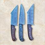 Keukenmes - Kitchen knife set - Staal, Hout, Leder, Been -, Antiek en Kunst