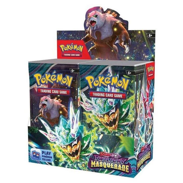 Twilight Masquerade - Booster Box, Hobby en Vrije tijd, Verzamelkaartspellen | Pokémon, Boosterbox, Nieuw, Foil, Ophalen of Verzenden
