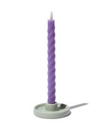 HEMA Kandelaar aardewerk Ø11x3 groen van €5.19 voor €2 sale, Huis en Inrichting, Woonaccessoires | Kandelaars en Kaarsen, Verzenden