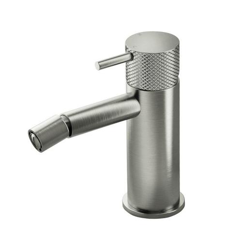 Bidetmengkraan Hotbath Cobber X Geborsteld Nikkel (excl., Doe-het-zelf en Verbouw, Sanitair, Kraan, Nieuw, Chroom, Ophalen of Verzenden