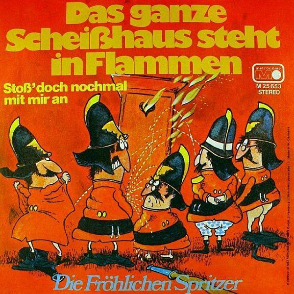 Die Fröhlichen Spritzer - Das Ganze Scheißhaus Steht In Flam, Cd's en Dvd's, Vinyl | Pop, Gebruikt, Ophalen of Verzenden