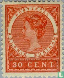 Suriname - Koningin Wilhelmina - 1907, Postzegels en Munten, Postzegels | Suriname, Postfris, Verzenden