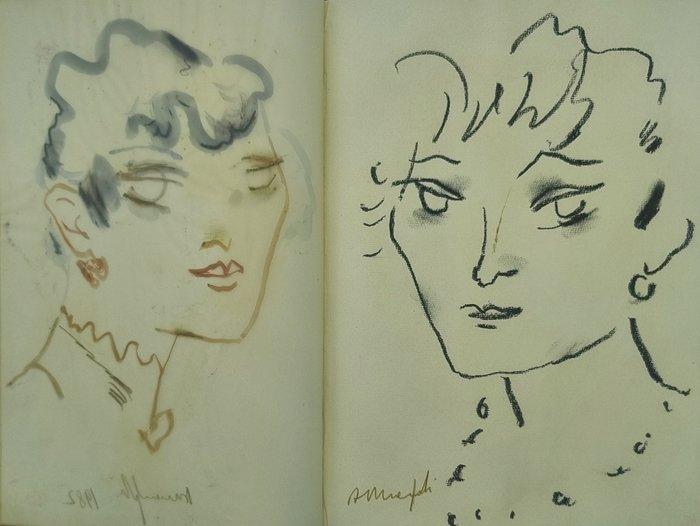 Alberto Manfredi (1930-2001) - Intravedere, Antiek en Kunst, Kunst | Schilderijen | Modern