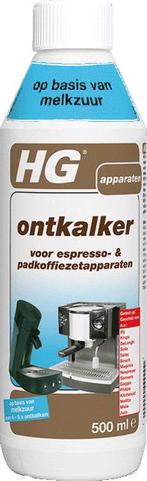 HG Ontkalker voor Espresso- en Padkoffiezetapparaten |, Witgoed en Apparatuur, Koffiemachine-accessoires, Verzenden, Nieuw