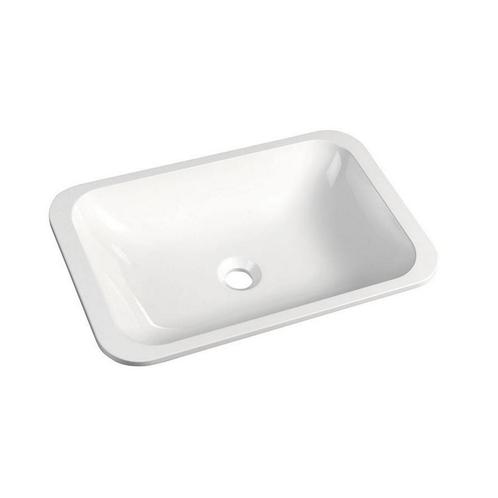 Wastafel Inbouw Sapho Japura Rechthoekig 55x36x12 cm Cast, Doe-het-zelf en Verbouw, Sanitair, Overige typen, Nieuw, Ophalen of Verzenden