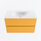 MONDIAZ VICA 80cm badmeubel onderkast Ocher 2 lades., Ophalen of Verzenden, Nieuw, Bad