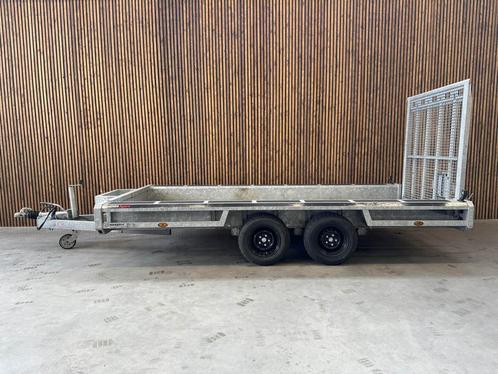 Henra Machinetransporter 405x150 3500kg 2-as, Auto diversen, Aanhangers en Bagagewagens, Gebruikt, Ophalen of Verzenden