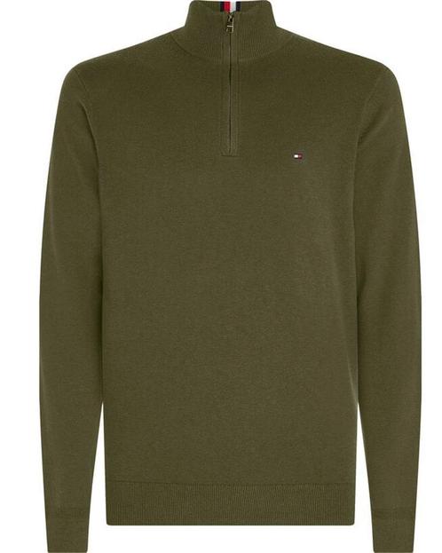 -70% Tommy Hilfiger  Tommy Hilfiger Menswear schipperstrui, Kleding | Heren, Truien en Vesten, Groen, Nieuw, Verzenden