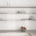 Wandtegel verticale handvorm clean wit 10x10 wandtegel, Doe-het-zelf en Verbouw, Tegels, Ophalen, Nieuw, 10 m² of meer, Wandtegels