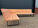 Handgemaakte Houten Loungebank – Robuust, Duurzaam & Op Maat, Tuin en Terras, 6 zitplaatsen, Bank, Nieuw, Ophalen of Verzenden