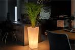 Bloempot VASO - 32x25x72cm - met LED verlichting - wit, Tuin en Terras, Bloempotten, Ophalen of Verzenden, Nieuw