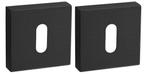 Artitec Sleutelrozet Vierkant Zwart 50mm, Nieuw, Overige typen, Verzenden