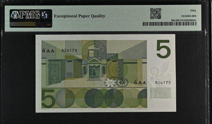 Nederland. - 5 Gulden 1966 - Serie 6AA - Pick 90c / PL22e, Postzegels en Munten, Bankbiljetten | Europa | Niet-Eurobiljetten