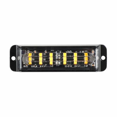 LED bumper flitser - Oranje - 6 LED - R10/R65 - 13cm, Auto diversen, Tuning en Styling, Ophalen of Verzenden